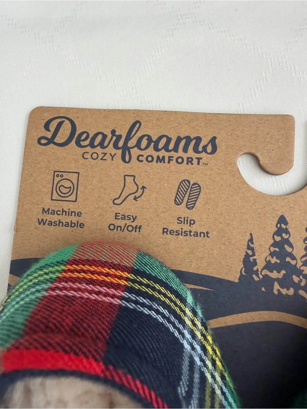 Dearfoams Family Bear Matching Comfort Slippers, Sizes Baby medium width